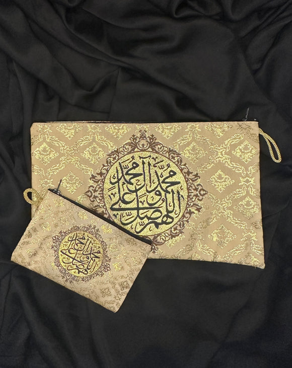 Salawat Gold Fabric Wallet