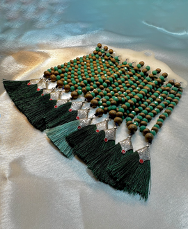 34 Beads Karbala Turbah Khak-e-Shifa Tasbeeh With Gemstones