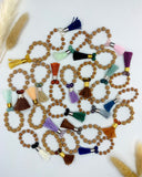 Mini Turbah Misbah keyring with natural gemstones (6703079850077)